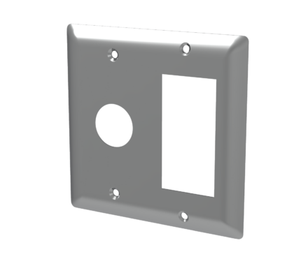 Double Gang Plate for Cape, Jeeves & Radiant