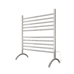 Solo 33" Freestanding 10 Bar Heated Towel Rack - Image 3