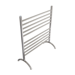 Solo 33" Freestanding 10 Bar Heated Towel Rack - Image 2