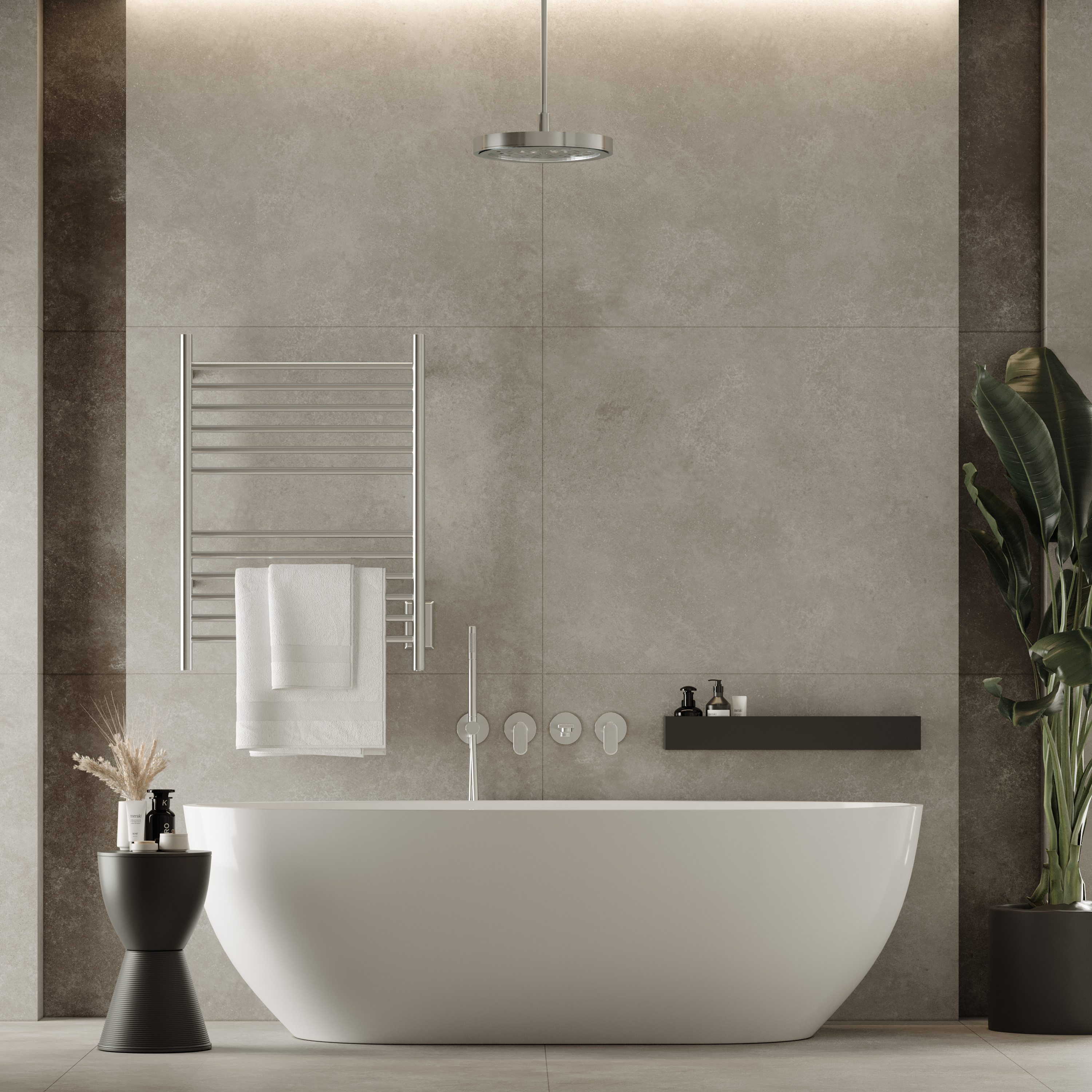 Cape towel warmer wet-area application image