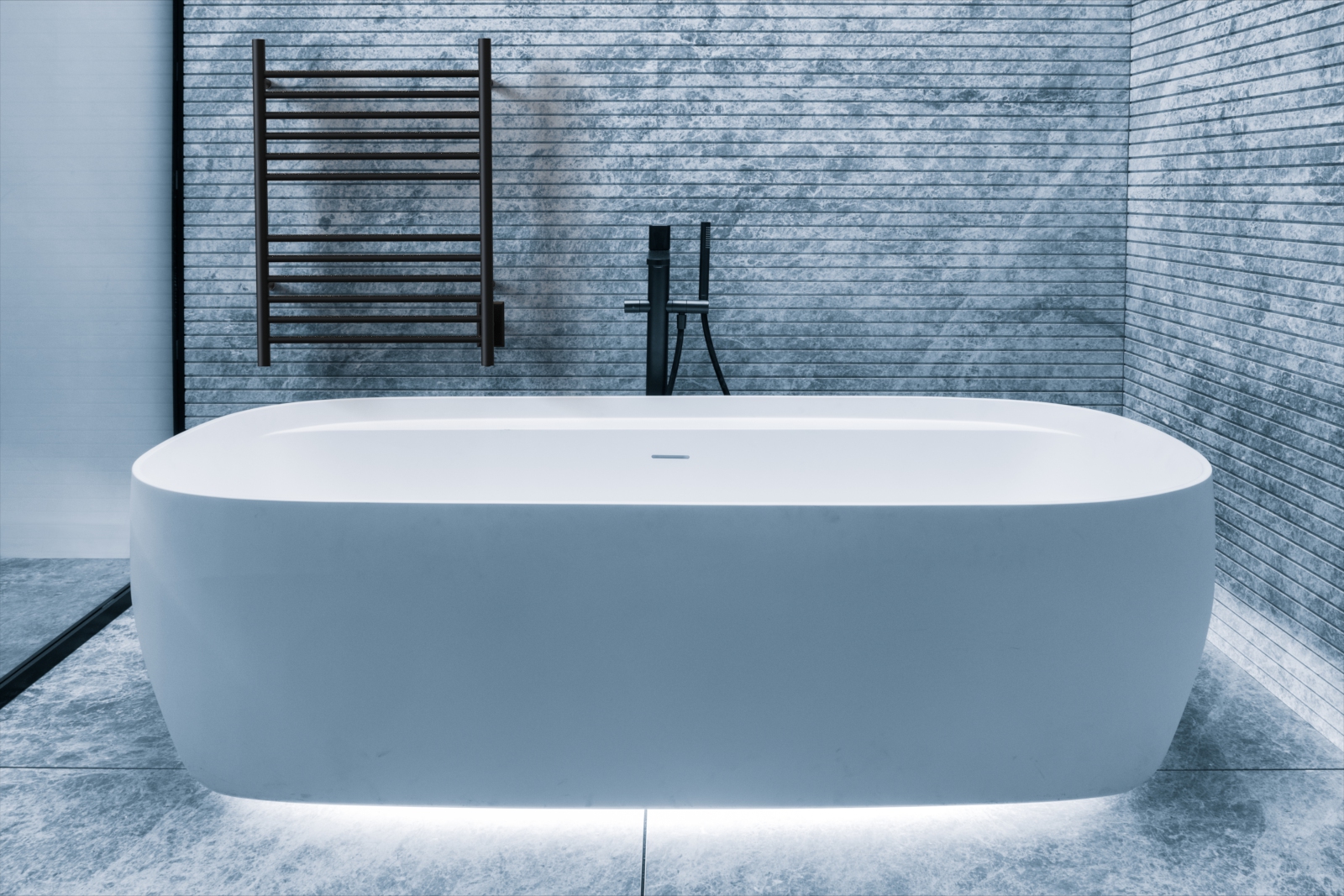 Cape heated towel rack lifestyle