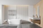 Cape Model 2332 12 Straight Bar Hardwired Heated Towel Rack