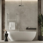 Cape Model 2332 12 Straight Bar Hardwired Heated Towel Rack