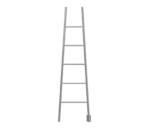 Jeeves Model A Ladder 5 Bar Hardwired Drying Rack