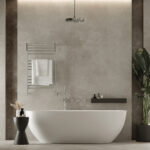 Jeeves Model C Straight 13 Bar Hardwired Heated Towel Rack