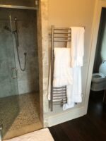 Jeeves Model D Curved 20 Bar Hardwired Heated Towel Rack