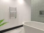 Jeeves Model E Straight 12 Bar Hardwired Heated Towel Rack