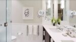 Jeeves Model H Straight 7 Bar Hardwired Heated Towel Rack