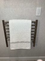 Jeeves Model H Straight 7 Bar Hardwired Heated Towel Rack