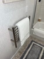 Jeeves Model H Straight 7 Bar Hardwired Heated Towel Rack
