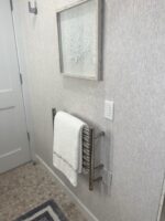 Jeeves Model H Straight 7 Bar Hardwired Heated Towel Rack
