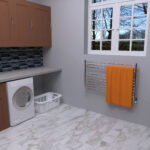 Jeeves Model L Straight 10 Bar Hardwired Heated Towel Rack