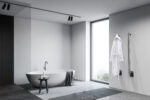 Modello i Round 40" Hardwired Heated Towel Bar