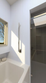 Modello i Round 40" Hardwired Heated Towel Bar