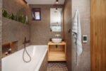 Modello i Round 40" Hardwired Heated Towel Bar