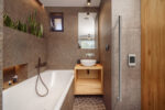 Modello i Round 40" Hardwired Heated Towel Bar