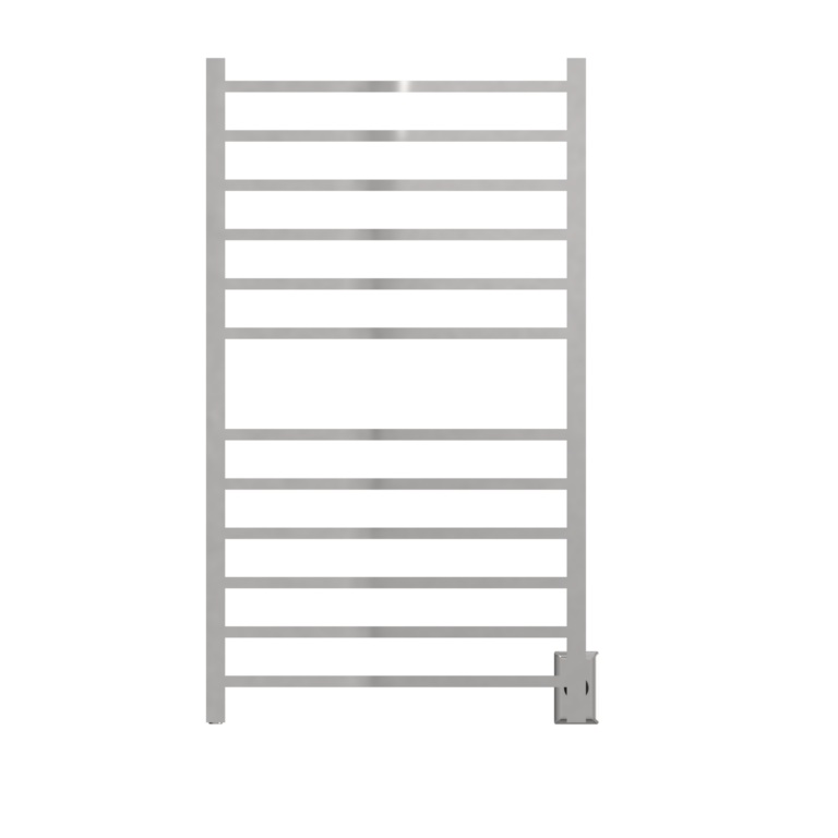 Radiant Large Square Hardwired + Plug-in Combo 12 Bar Towel Warmer