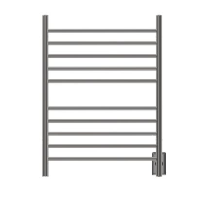 Radiant Hardwired + Plug-in Combo Straight 10 Bar Heated Towel Rack