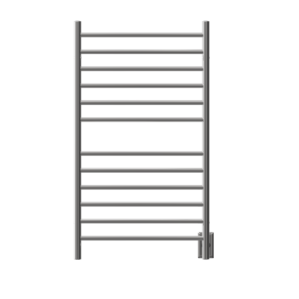 Radiant Large Hardwired + Plug-in Combo Straight 12 Bar Heated Towel Rack