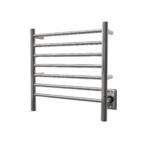 Radiant Small Hardwired + Plug-in Combo 7 Bar Heated Towel Rack