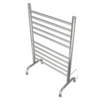 Solo 24" Freestanding 10 Bar Heated Towel Rack