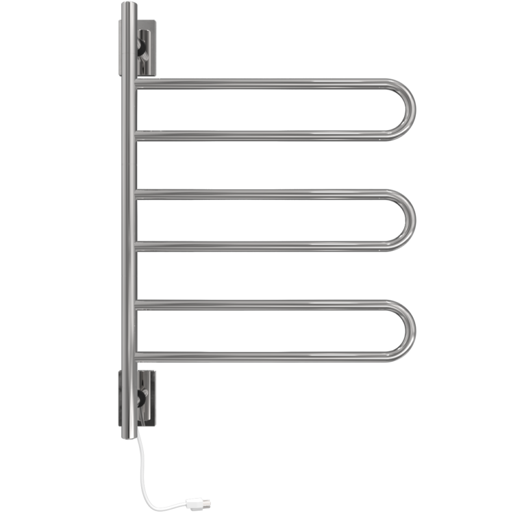 Swivel Loop Hardwired & Plug-in Combo Towel Warmer with 3 Looped Bars