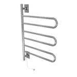 Swivel Loop Hardwired & Plug-in Combo Drying Rack with 3 Looped Bars