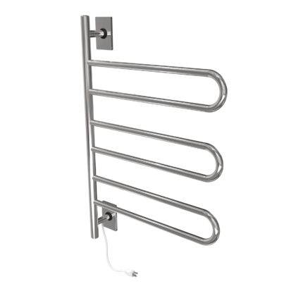 Swivel Loop Hardwired & Plug-in Combo Drying Rack with 3 Looped Bars