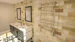 Traditional Model T-2040 8 Bar Hardwired Heated Towel Rack Bronze