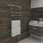 Traditional Model T-2040 8 Bar Hardwired Heated Towel Rack Bronze