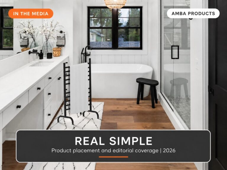 Amba Featured in Real Simple: The 6 Best Towel Warmers, According to Real Simple Editors